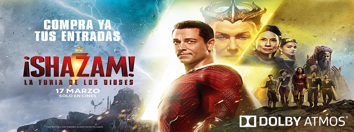 SHAZAM Y LA FURIA DE LOS DIOSES ATMOS PREVENTA
